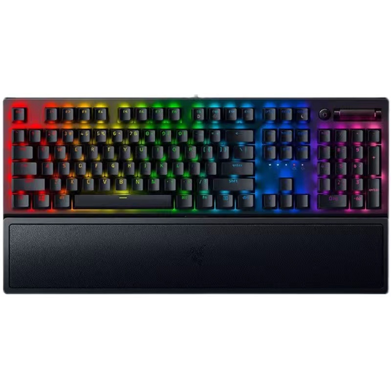 雷蛇（Razer） 黑寡婦蜘蛛V3 機(jī)械鍵盤有線鍵盤游戲鍵盤 RGB電競少女館 黑寡婦蜘蛛V3綠軸-104鍵